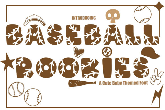 Baseball Rookies: A Playful Display Font for Creative Projects