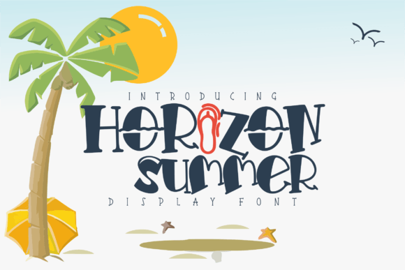 Horizon Summer: The Effervescent Display Font for Your Boldest Ideas