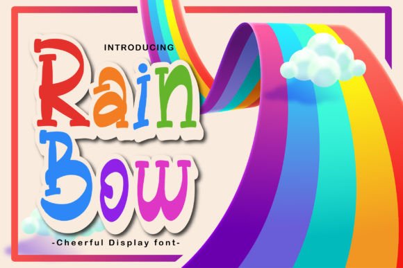 Infuse Joy: Using the Rainbow Display Font in Your Designs