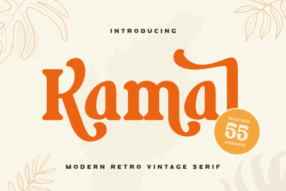 Kamal: A Retro Display Font for Bold Branding