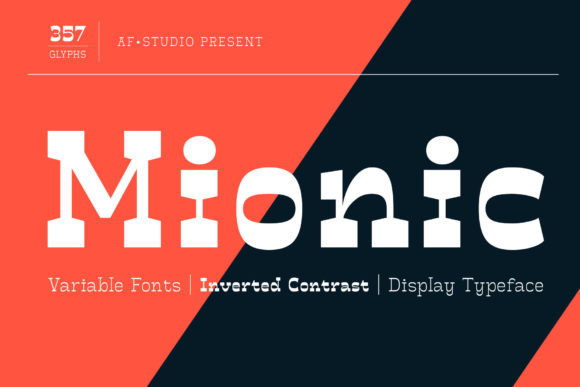 Mionic: A Display Typeface with Western Soul