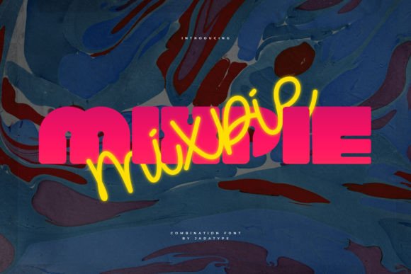 Mixpie: A Bold Script Typeface for Maximum Impact