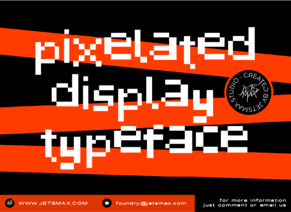 Pixelated: The Display Font for a Digital Edge