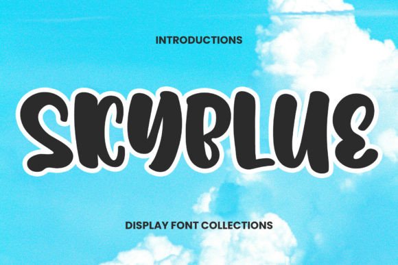 Skyblue: A Display Font for Cheerful Design